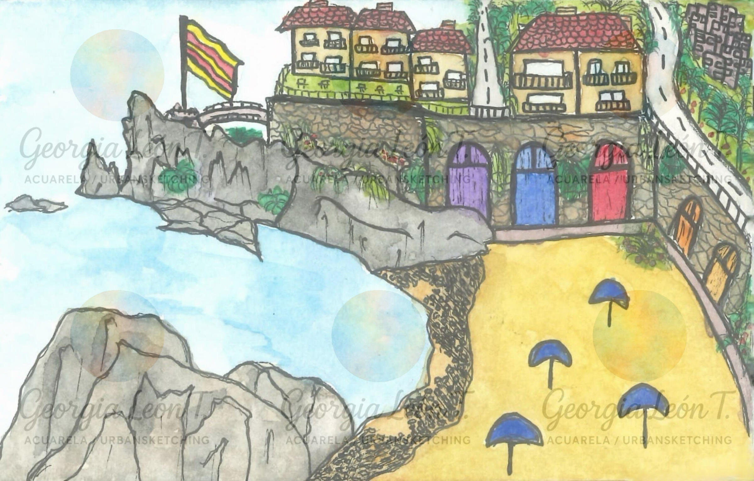 Calma en Calella de Parafrugell © Georgia León T.