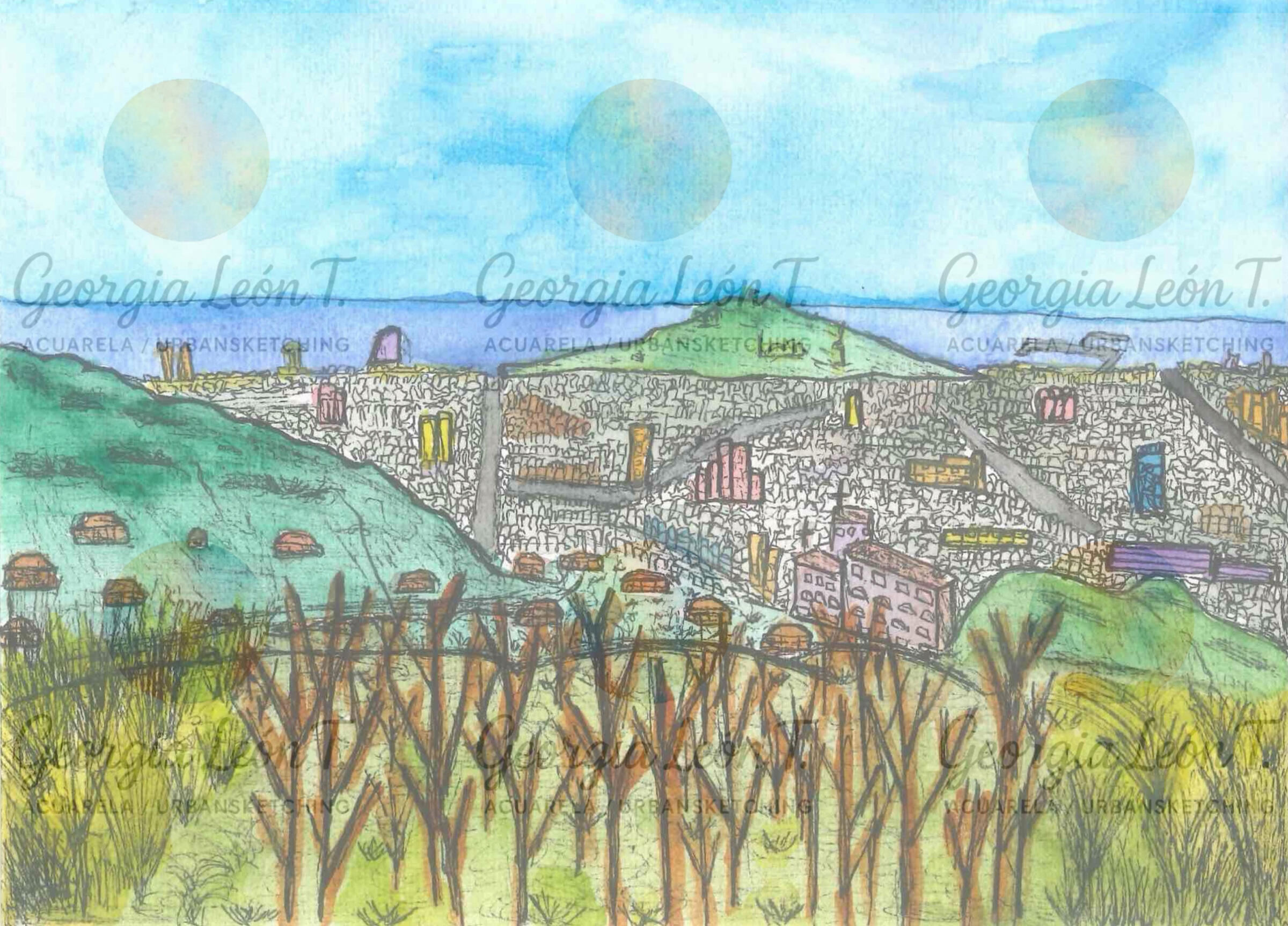 Barcelona en un suspiro desde Collserola © Georgia León T.